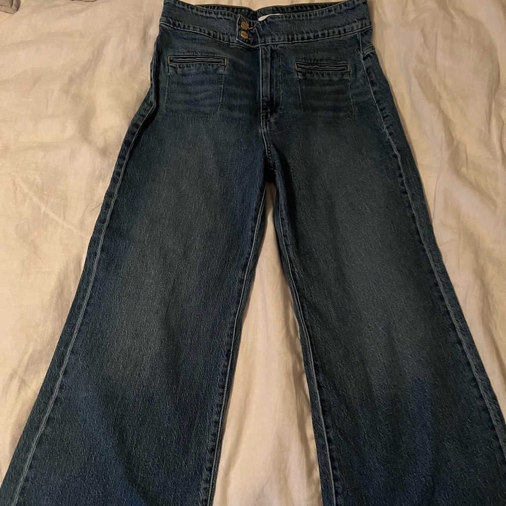 FRAME Le Pixie Hardy Wide Leg BRAND NEW